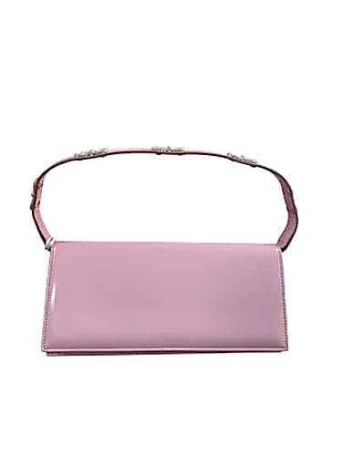 Mach & Mach Baguette Bag בצבע Baby Pink