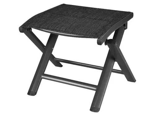LIVARNO שרפרף אלומיניום 'טורונטו' בצבע Anthracite