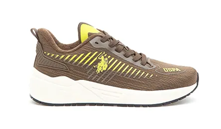 U.S. Polo Assn. Khaki Shoes בצבע Khaki