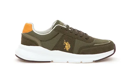 U.S. Polo Assn. Khaki Shoes בצבע Khaki