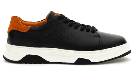 U.S. Polo Assn. Black Shoes בצבע Black