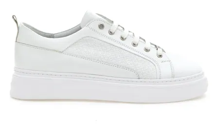 U.S. Polo Assn. White Shoes בצבע White
