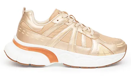 U.S. Polo Assn. Gold Shoes בצבע Gold