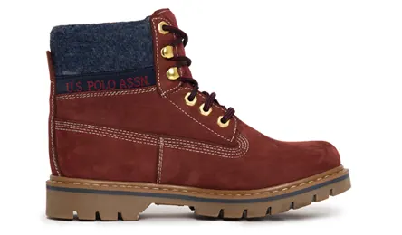 U.S. Polo Assn. Ginny בצבע Burgundy