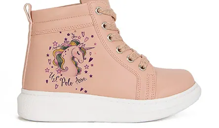 U.S. Polo Assn. Aysenus בצבע Powder Pink
